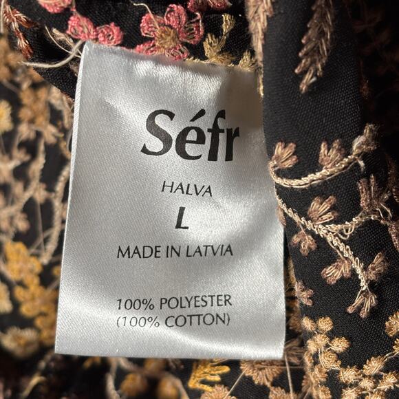 NWT SEFR HALVA OVERSHIRT SIZE LARGE - Picture 7 of 9